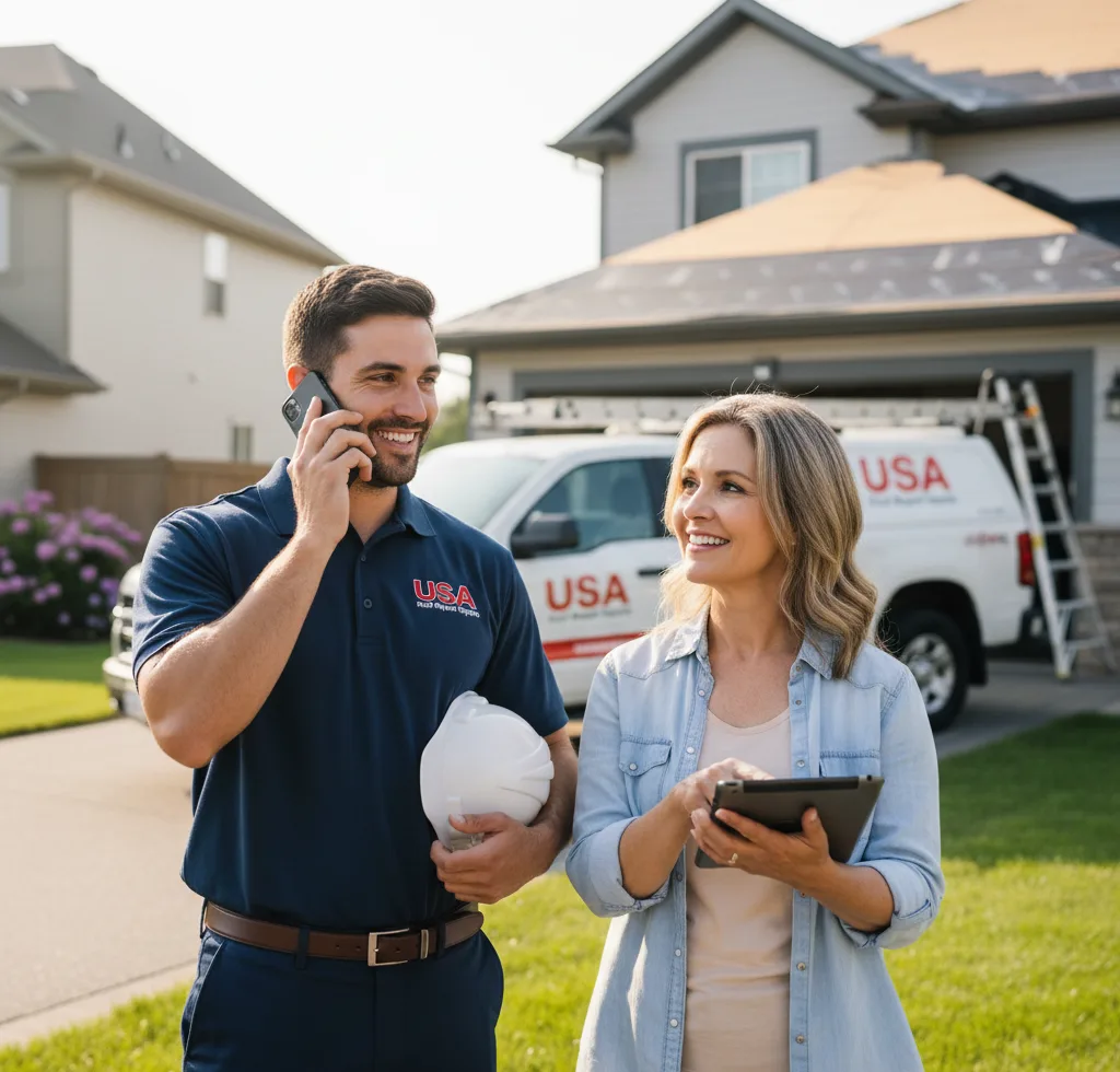 USA Roof Repair Experts customer support in Turner